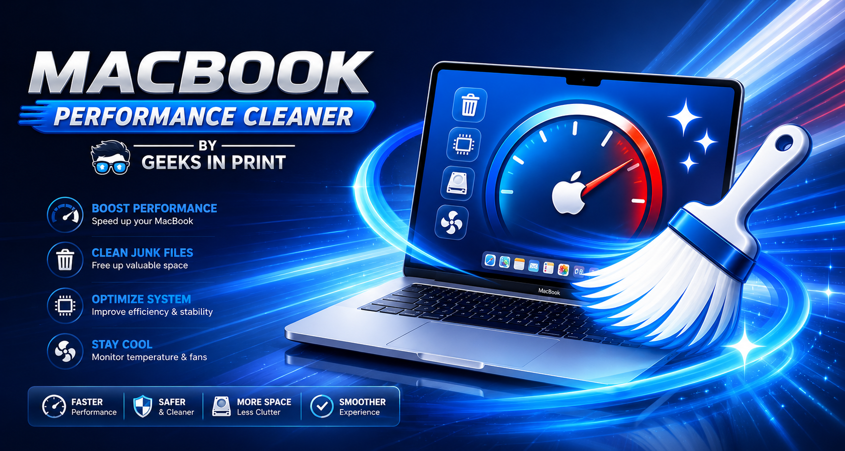 Mac Cleaner app interface on macOS